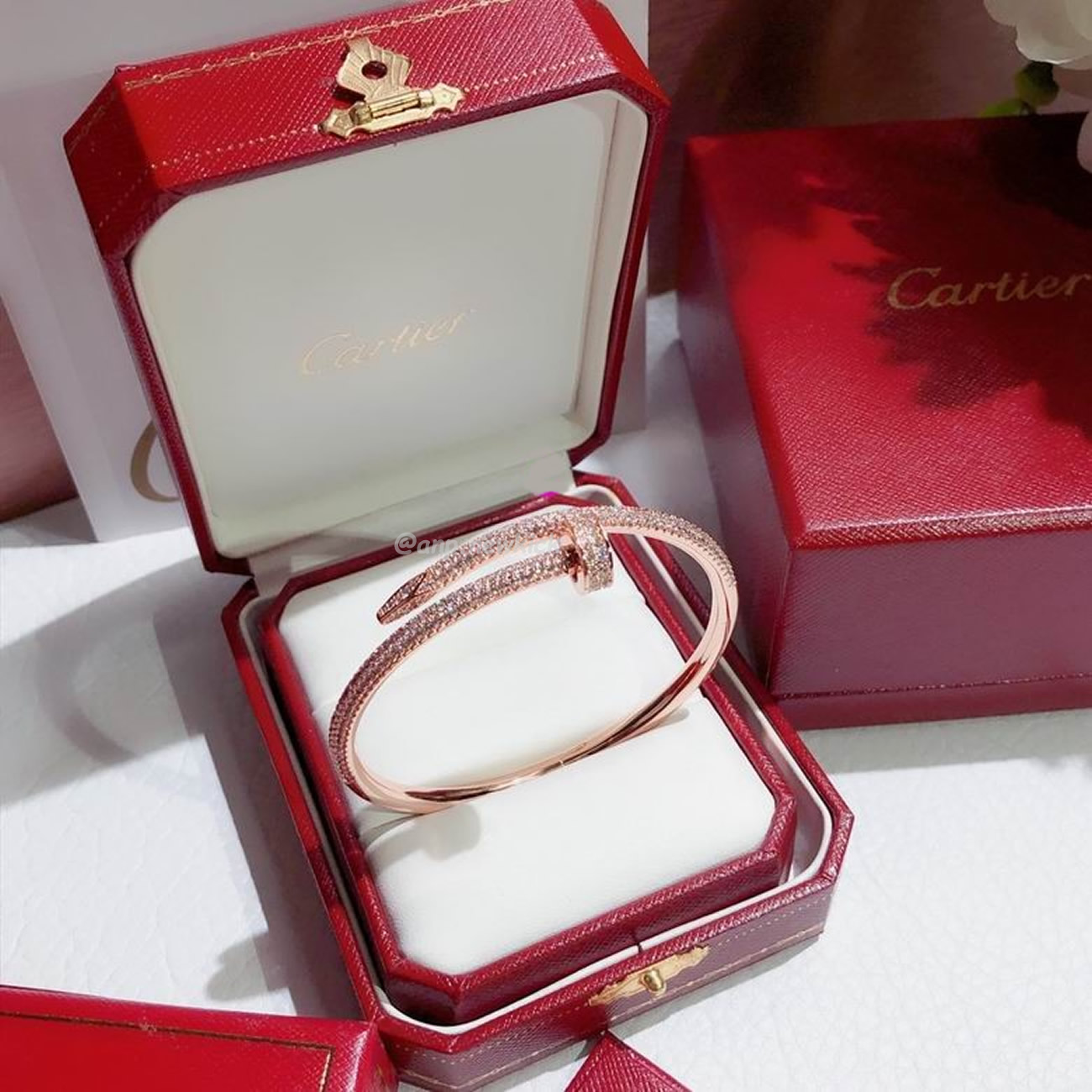 Cartier Bracelet Juste Un Clou Bracelet 18k Rose Gold (3) - newkick.cc